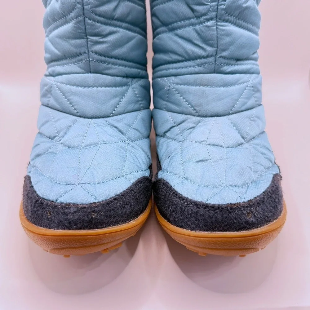 Columbia Minx Mid II Omni-Heat‎ Waterproof Blue Quilted Winter Boots Womens
